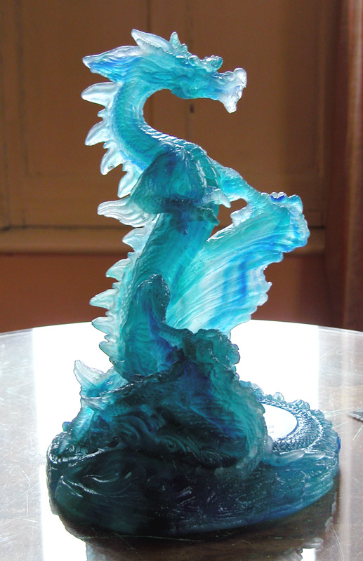 Dragon, Sculpture de Charles-Eric Gogny pour Fondica. 10/2002