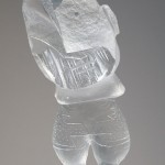 L'Aztèque, Sculpture de Jean-Yves Gosti réf. 050605. épreuve 1/8. 06/2005 dimensions 13x11x28 cm