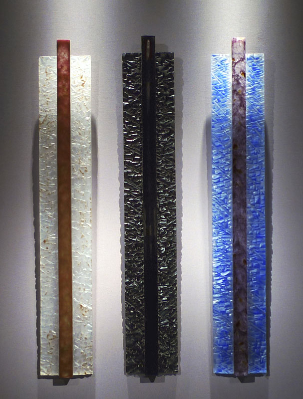 Lignes verticales, Epreuve 1/1. 06/2009 dimensions 70x5x96 cm