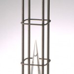 Ombre en cage I, réf. 93/03. épreuve 1/1. 09/1993 dimensions 13x13x85,5 cm