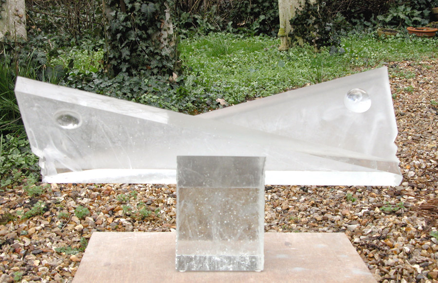 Regards croisés, Sculpture de Pierre Magnin réf. 040521. épreuve 1/1. 05/2004 dimensions 59x34x31,5 cm