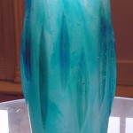 Vase arêtes, réf. 030917. épreuve 1/1. 09/2003 dimensions 14x14x31,5 cm