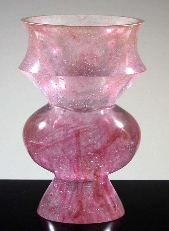 Vase boule, réf. 00/04. épreuve 1/1. 03/2000 dimensions 14,5x14,5x23 cm