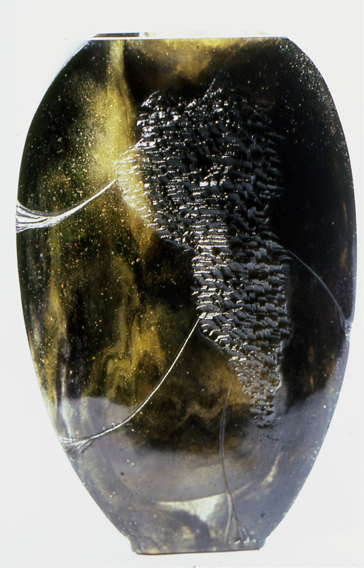 Vase Cobra, Modèle de 1983 réf. 108A. 04/1984 dimensions 14x6x22,5cm